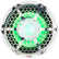 DS18 HYDRO 10 Subwoofer wRGB Lights  600W  White NXL10SUB