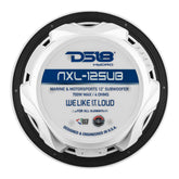 DS18 HYDRO 12 Subwoofer wRGB Lights  700W  White NXL12SUBWH