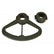 Springfield Footrest  Bushing Set  278  Black 1580017BLK