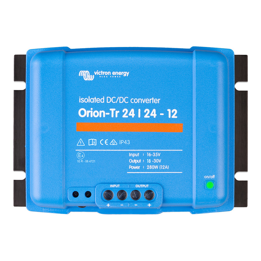 Victron OrionTR DCDC Converter  24 VDC to 24 VDC  280W  12AMP Isolated ORI242428110
