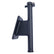 Panther 5 Set Back Transom Mount Bracket  Black  Powder Coat KPS50B