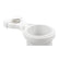 Camco ClampOn Rail Mounted Cup Holder  Large for Up to 2 Rail  White 53083