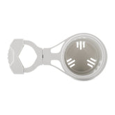 Camco ClampOn Rail Mounted Cup Holder  Large for Up to 2 Rail  White 53083