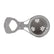 Camco ClampOn Rail Mounted Cup Holder  Large for Up to 2 Rail  Grey 53092