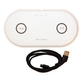 Lunasea Dual Qi Charge Pad  USB Powered Power Supply Not Included LLB63AU0100