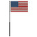 Mate Series Flag Pole  72 wUSA Flag FP72USA