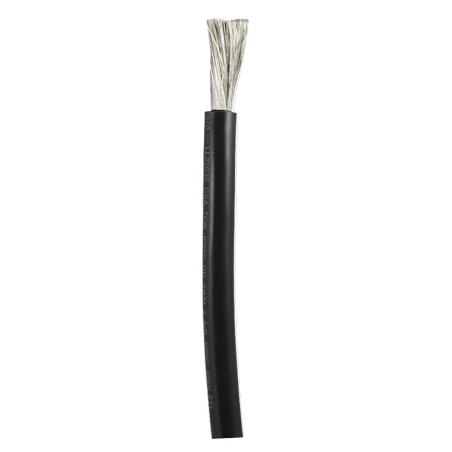 Ancor Tinned Copper Battery Cable 30 AWG 81mm  Black  Sold By The Foot 1180FT