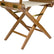 Whitecap Directors Chair wNatural Seat Covers  Teak 60044