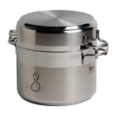 Marine Business Kitchen Cookware Pan Set SelfContaining  Stainless Steel  Set of 8 20001