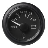 Veratron 52mm 2116 Viewline Voltmeter 1832V  Black Dial  Bezel A2C59512458