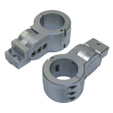 PTM Watersports Board Rack Mounts  238 Pipe Clamp  Titanium Grey P131982380TEBGR