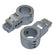 PTM Watersports Board Rack Mounts  25 Pipe Clamp  Titanium Grey P131982500TEBGR