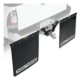 ROCK TAMERS 2 Hub Mudflap System  Matte BlackStainless 00108
