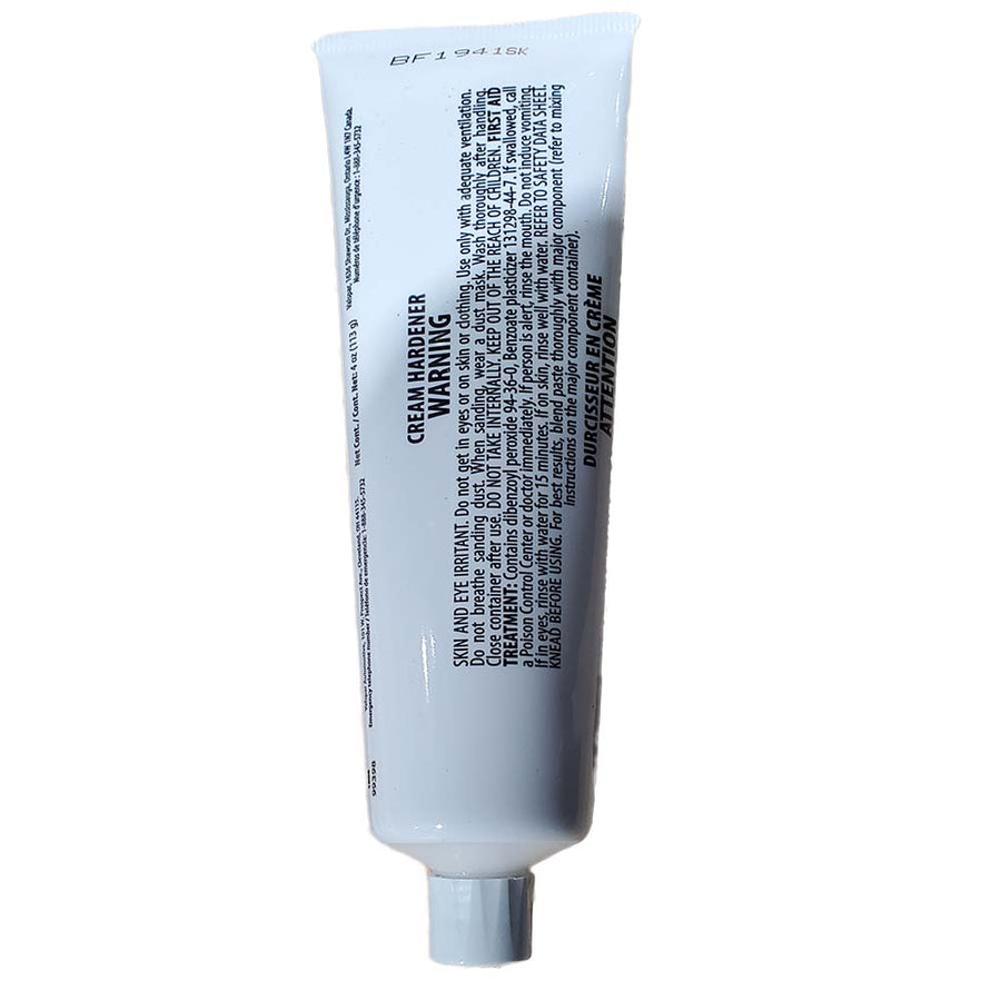 Sika BPO Cream Hardener White 4oz Tube Resin Required 648701