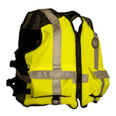 Mustang High Visibility Industrial Mesh Vest  Fluorescent YellowGreenBlack  XLLarge MV1254T3239LXL216
