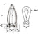 Wichard Captive Pin Twisted Shackle  Diameter 6mm  14 1423W