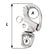 Wichard 234 Snap Shackle wSwivel Eye  80mm 2473W