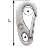 Wichard Safety Snap Hook  75mm 2481W