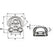 Wichard Folding Pad Eye  Diameter 2564 6606W