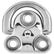 Wichard Folding Pad Eye  Diameter 2564 6606W