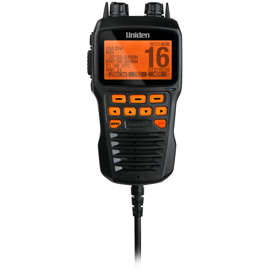 Uniden Remote Mic fUM725 VHF Radios  Black UMRMICBK