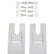 Fortress FX85  Mud Palm Set  Pair FX85 MUDPALMSET