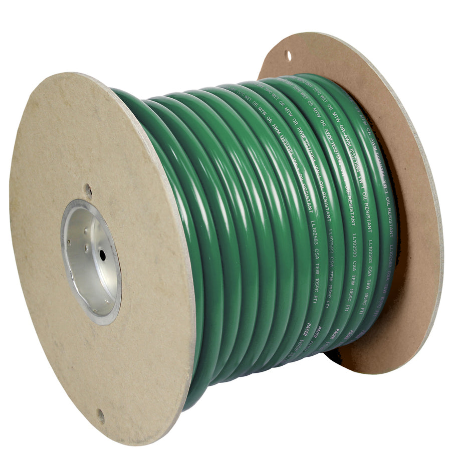 Pacer Green 6 AWG Battery Cable  100 WUL6GN100