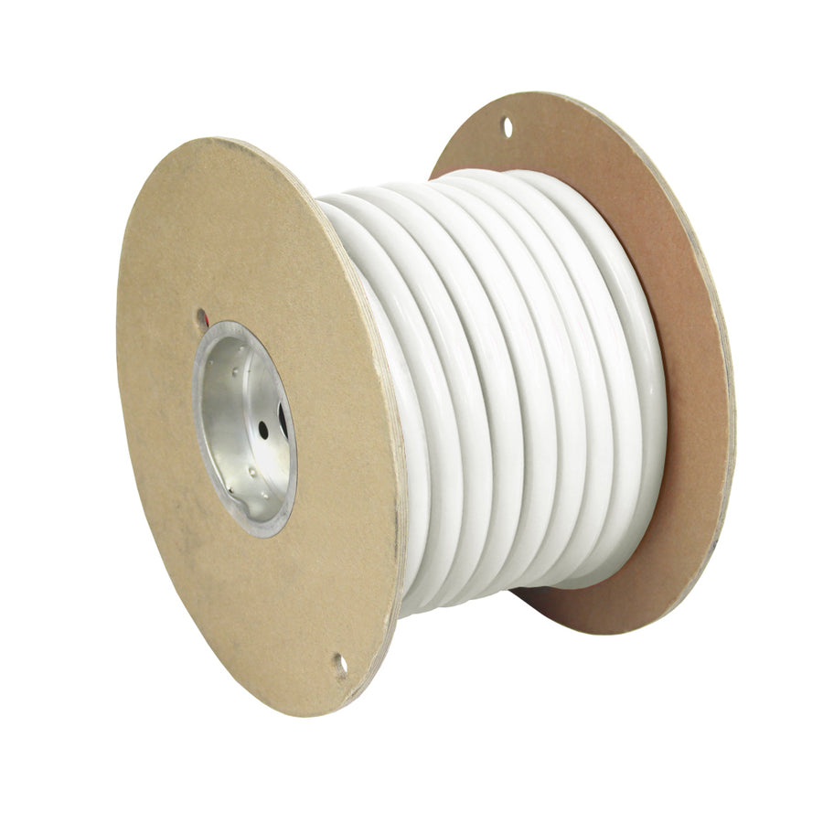 Pacer White 2 AWG Battery Cable  50 WUL2WH50