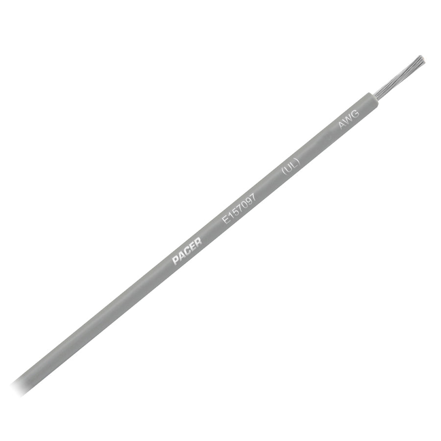 Pacer Grey 12 AWG Primary Wire  25 WUL12GY25