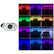 Black Oak Rock Accent Light  RGB  White Housing MALRGB