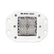 Black Oak 2 Marine Flush Mount LED Pod Light  Diffused Optics  White Housing  Pro Series 30 2DMFPOD10CR