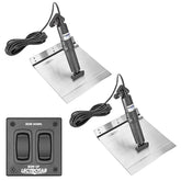 Lectrotab XKA Aluminum Alloy Trim Tab Kit wRocker Switch  9 x 9 XKAF9X9A