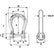 Wichard Not SelfLocking Bow Shackle  20mm Diameter  2532 1248W