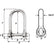 Wichard SelfLocking Large Opening Shackle  6mm Diameter  14 1263W