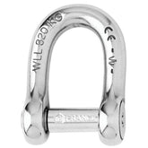 Wichard SelfLocking Allen Head Pin D Shackle  10mm Diameter  1332 1305W