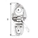 Wichard HR Quick Release Snap Shackle With Swivel Eye  80mm Length  3532 2674W