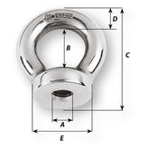 Wichard 8mm Eye Nut  12 Diameter 6334W