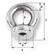 Wichard 8mm Eye Nut  12 Diameter 6334W