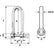 Wichard HR Long D Shackle  10mm Diameter  2564 11215W