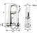 Wichard HR Key Pin Shackle With Bar  5mm Pin Diameter 91432W