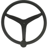 Uflex  V46  135 Stainless Steel Steering Wheel wSpeed Knob  Black V46B