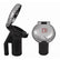 Attwood Deck Fill fPressure Relief Systems  Angled Body  Scalloped Stainless Steel Cap 99DFPVAS1S