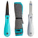 Toadfish Shuckers Bundle  Put Em Back Oyster Knife Professional Oyster Knife  CutProof Shucking Cloth 1014