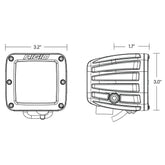 RIGID Industries DSeries Spot wAmber Pro Lens  Pair 20252