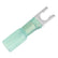 Pacer 1614 AWG Heat Shrink Spade Terminal  10 Stud Size  100 Pack TE1410SLF100