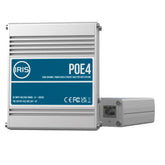 Iris Four Channel Uplink Power Over Ethernet Switch  IEEE8023af  3at Compliant  930VDC Input  48VDC Output POE4V2