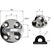 Wichard Round Pad Eye  57mm Diameter 214  Fixed 6635W