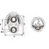 Wichard Folding Pad Eye  6mm Diameter 1564  2 Fixed Holes 6684W